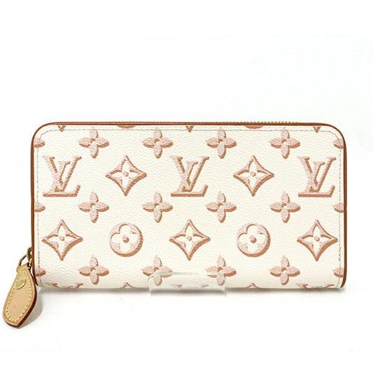 Louis Vuitton   Monogram Canvas Leather Long Wallet (Bi-Fold)