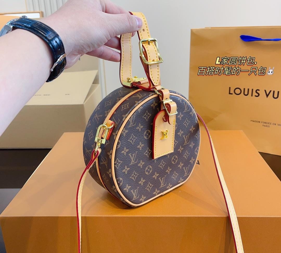Louis Vuitton Boite Chapeau Souple MM Monogram Canvas Handbag ( Lushentic Version )