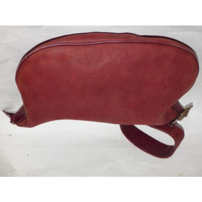 Gucci Horsebit Xl With Leather Red Suede Hobo Bag