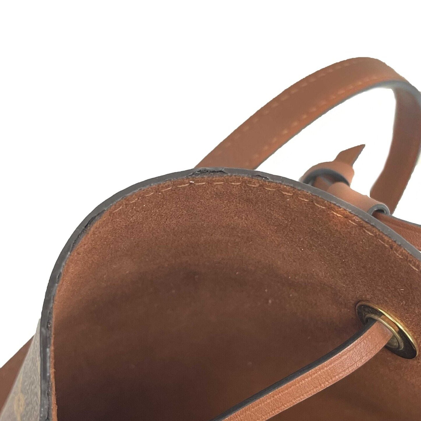 LOUIS VUITTON - Neonoe MM Monogram Brown Canvas Shoulder Bag FULL KIT