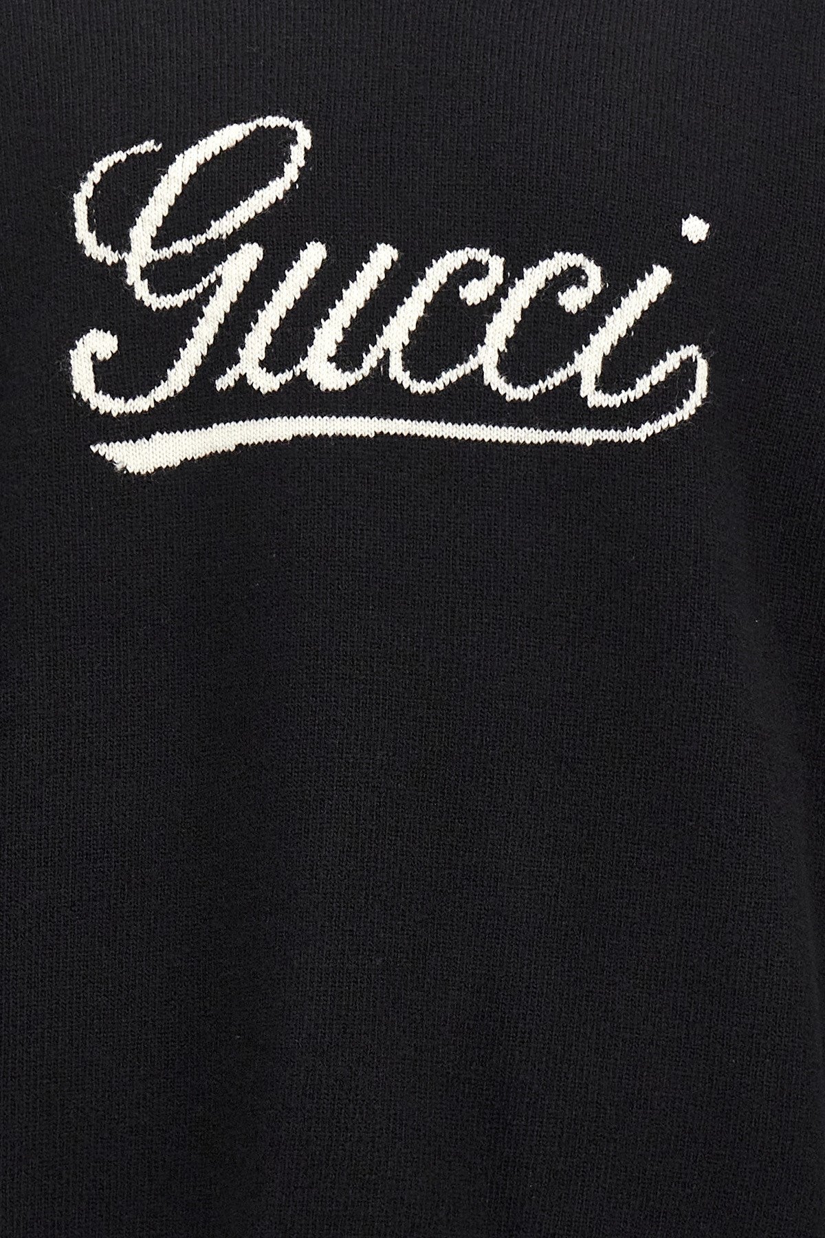 Gucci Men Logo Intarsia Sweater