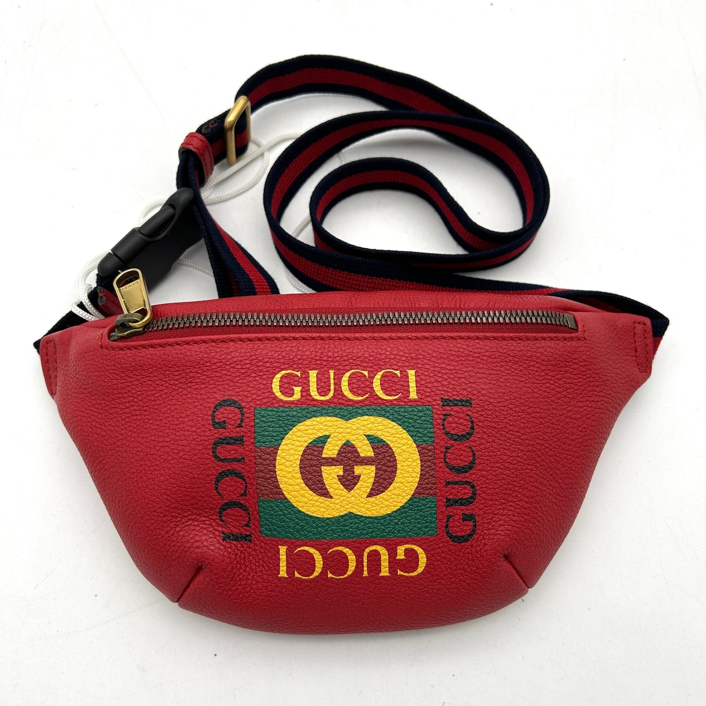 Gucci Red Leather Logo Belt Bag Gucci LA33160