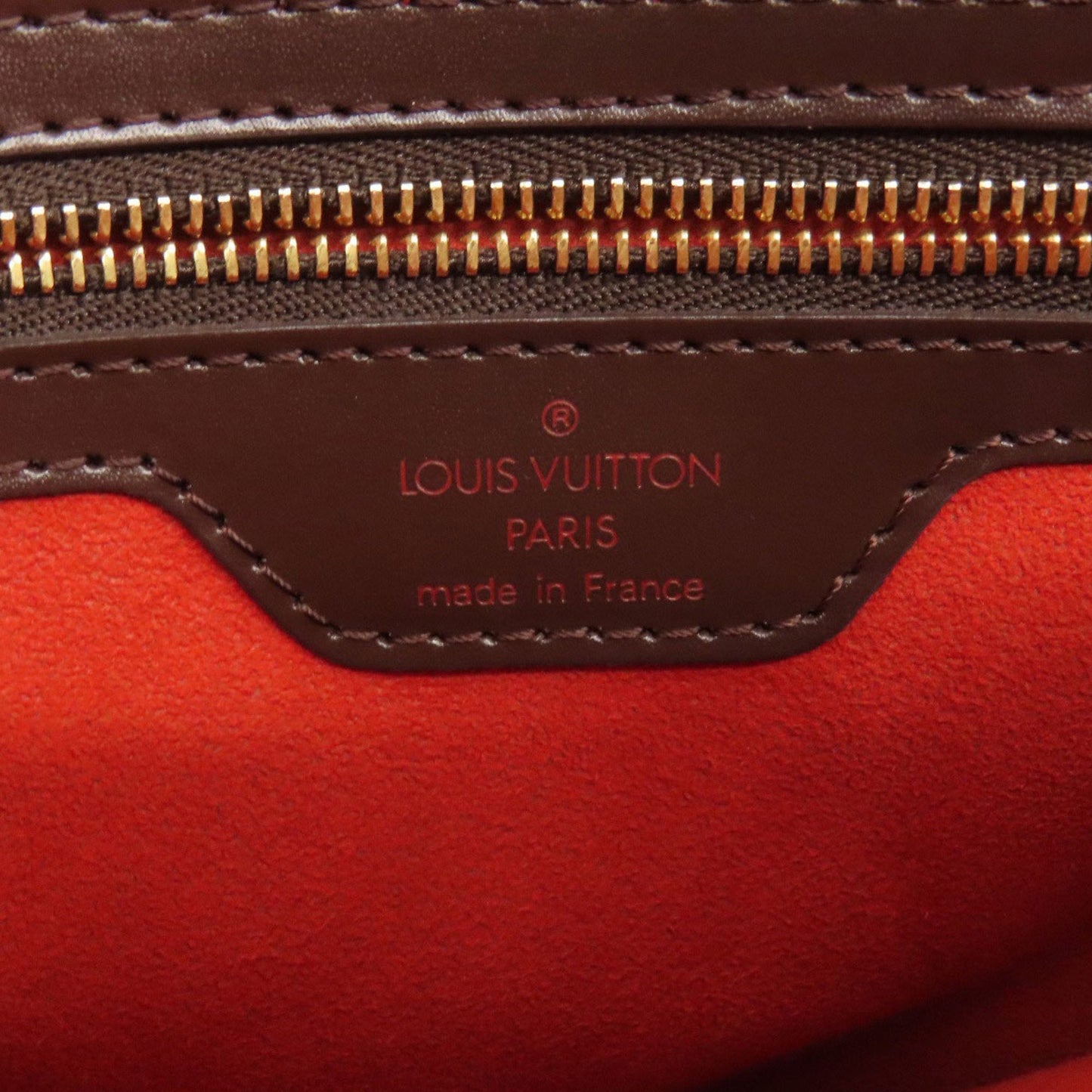 Louis Vuitton Damier Canvas Ebene Damier Canvas Handbag