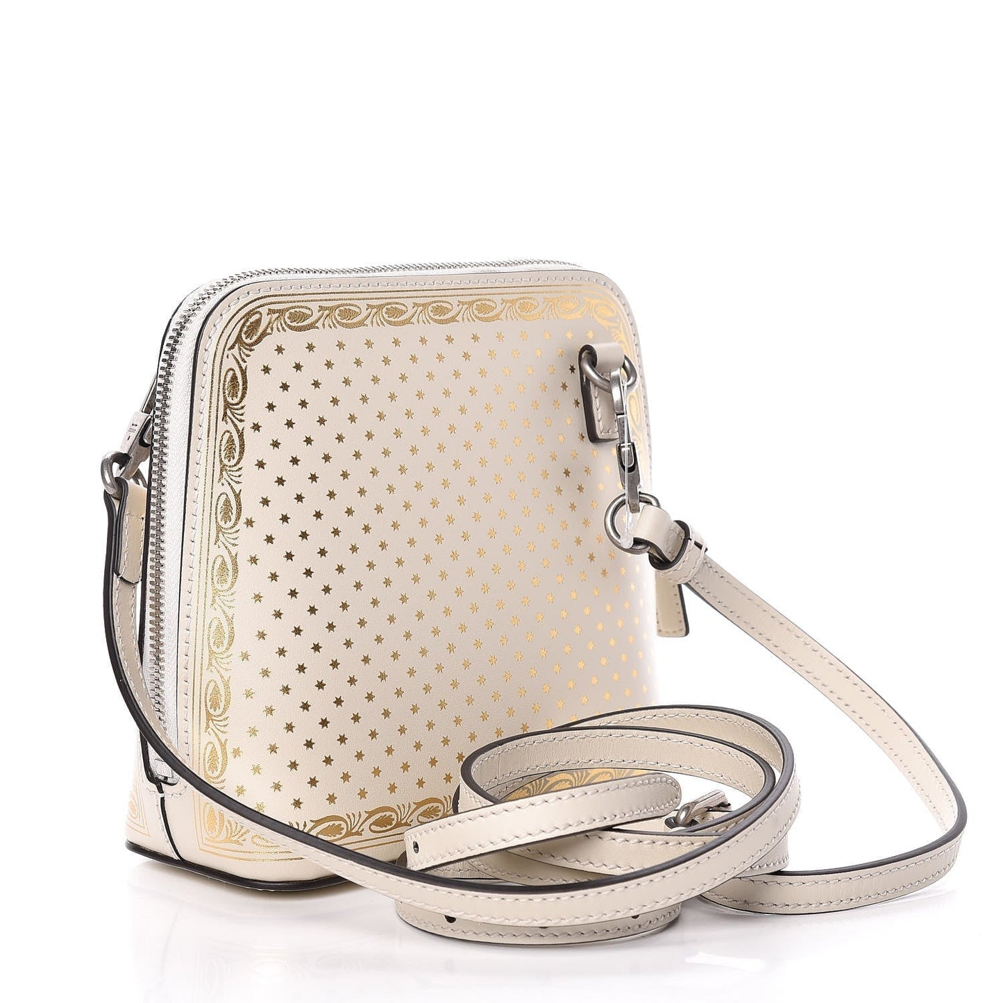 Gucci Moon & Stars Mini Guccy Shoulder Bag in Steller White