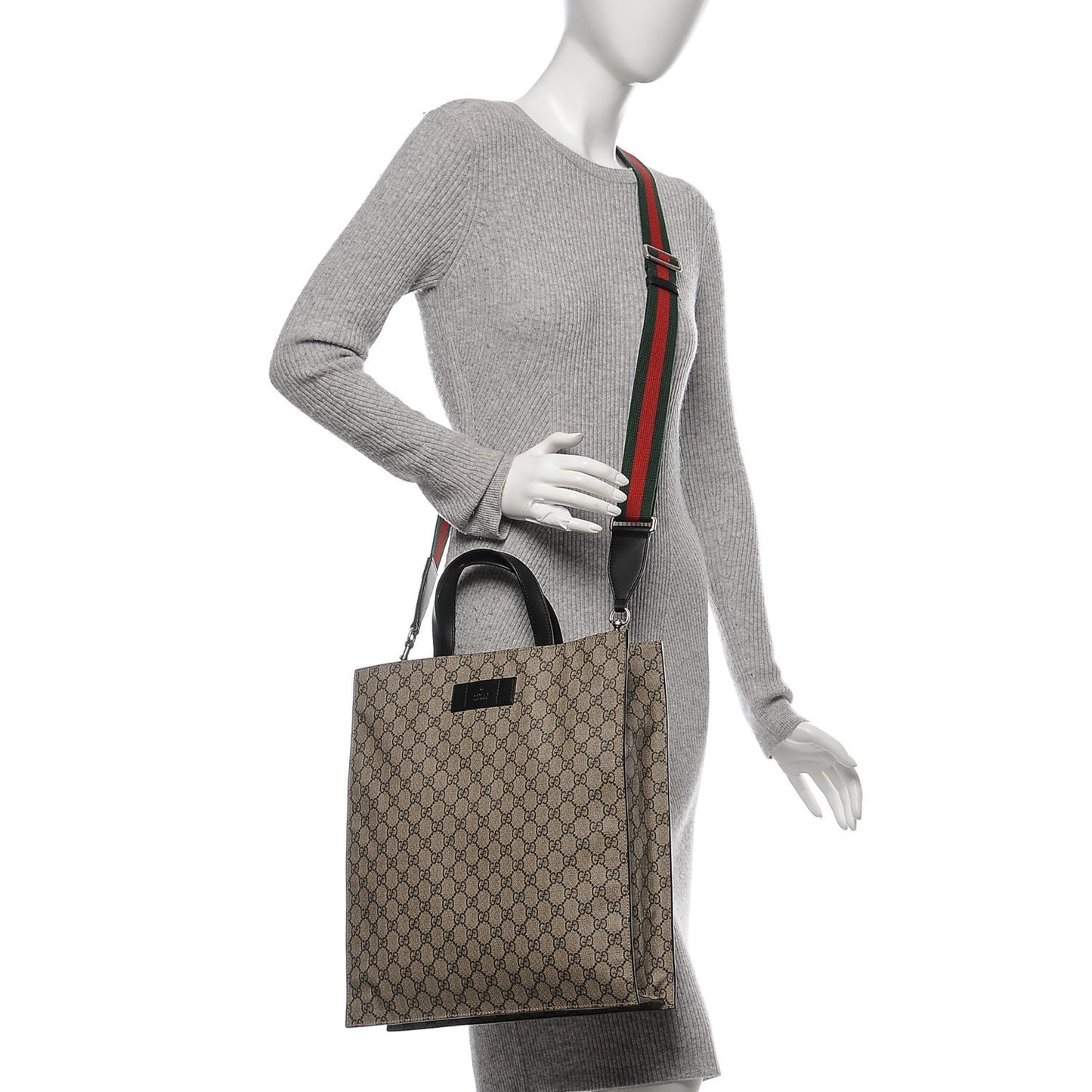 Gucci Soft GG Supreme Tote in Beige
