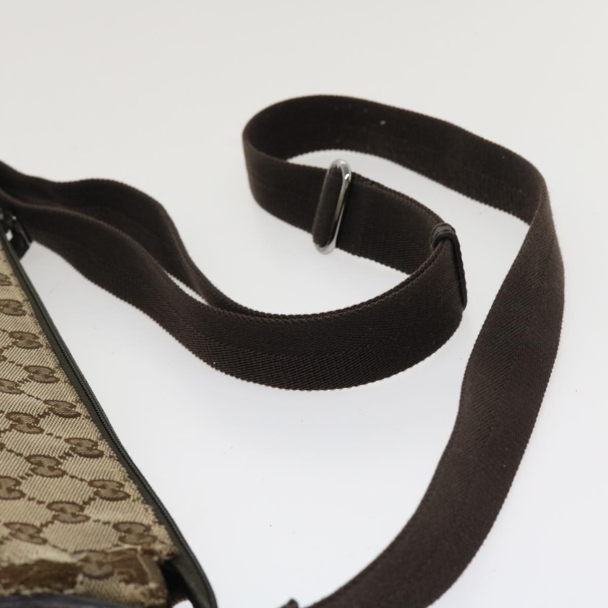 GUCCI GG Canvas Shoulder Bag Canvas Beige Brown 145856  ac1754