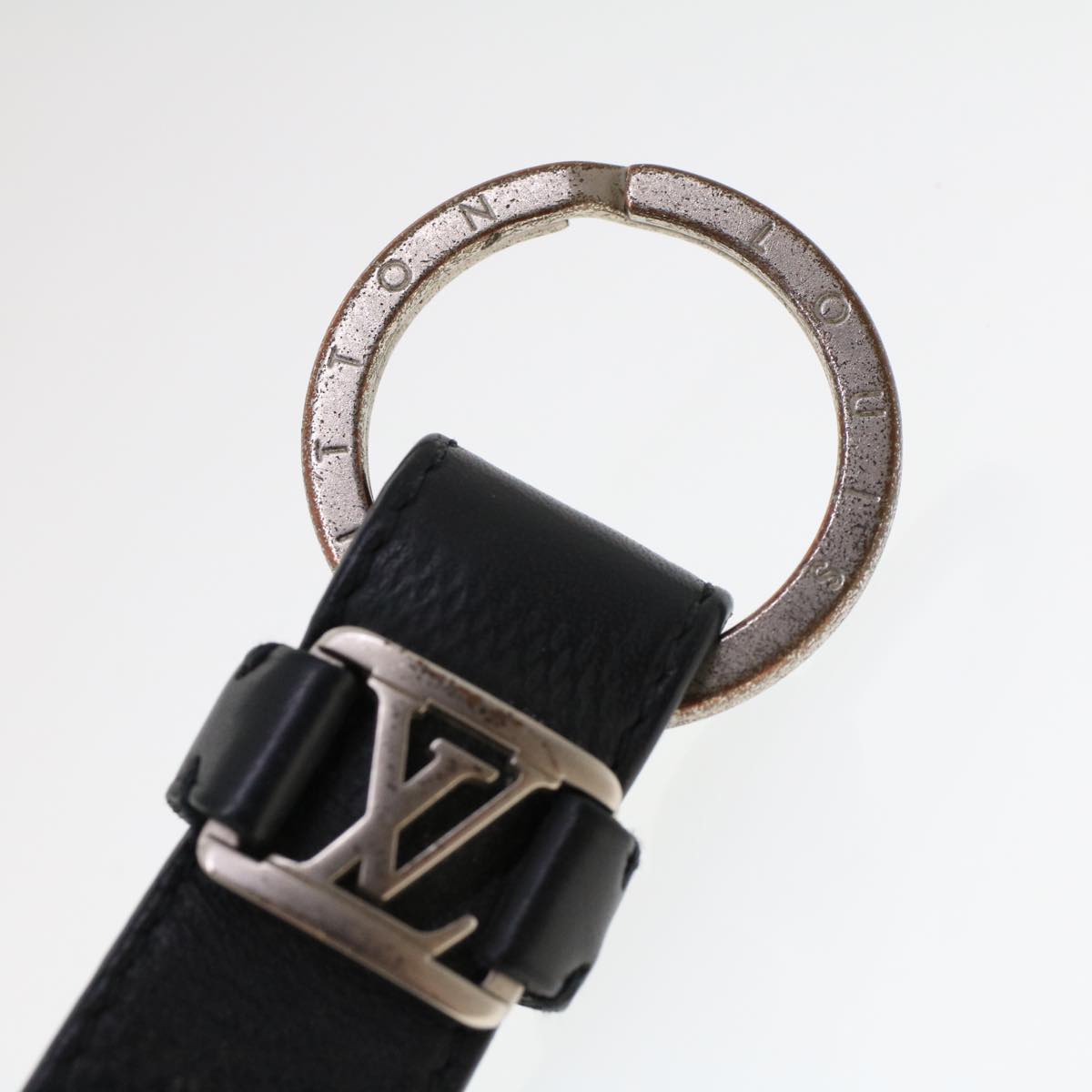 LOUIS VUITTON Damier Infini Key Holder LV Dragonne Silver M62710 LV  ac1966