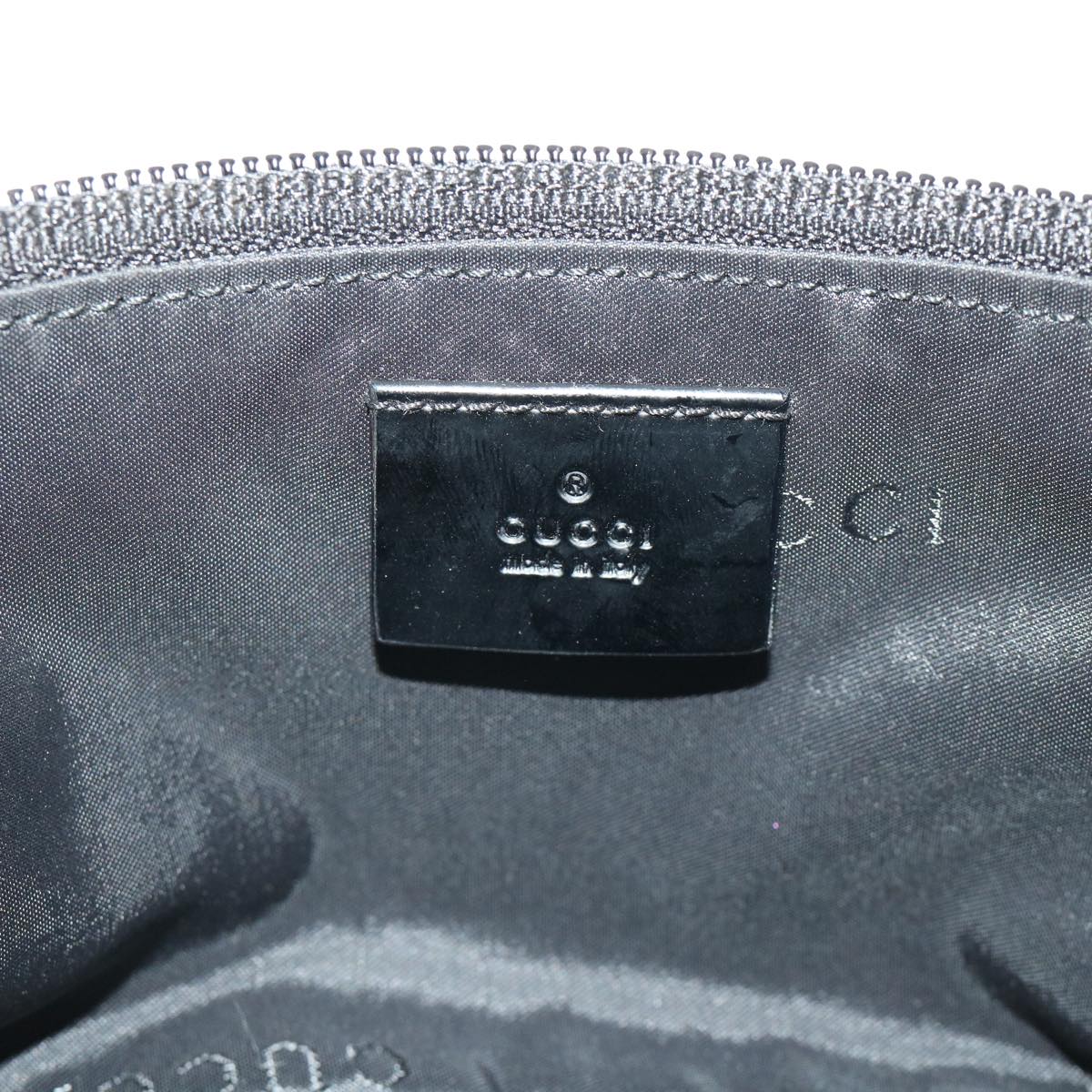 GUCCI Vanity Cosmetic Pouch Nylon Black 0390951 001998  ac2023