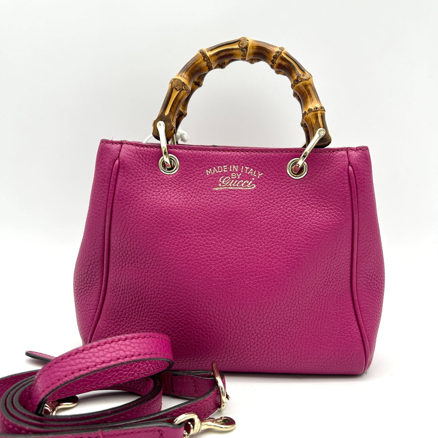 Gucci Small Bamboo Shopper Tote - Pink Totes, Handbags LA9582