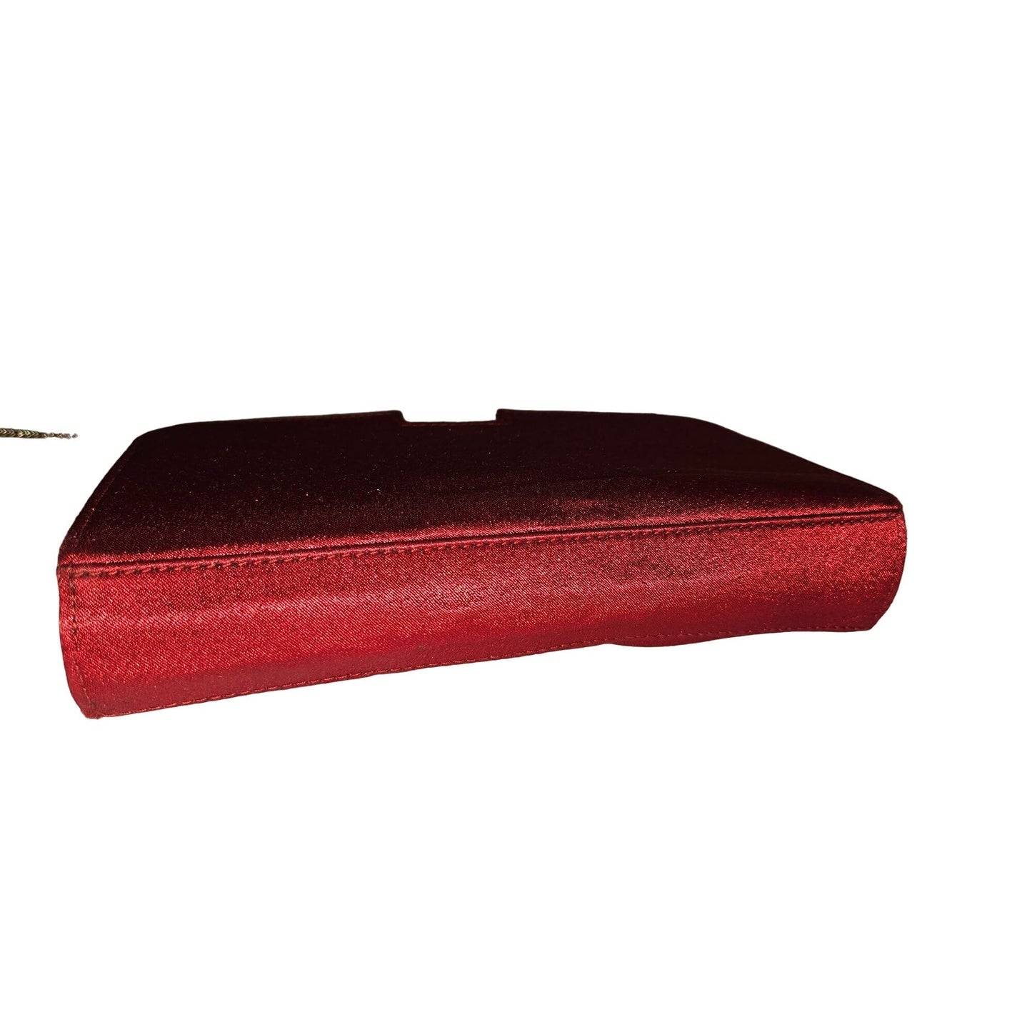 Gucci Tom Ford era red silk & silver two-way evening bag