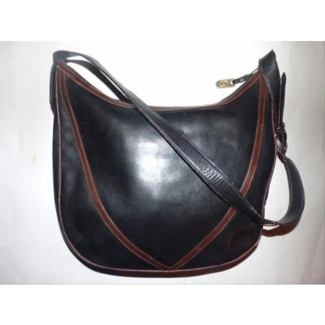 Gucci RARE black leather Jackie hobo with brown & horse bit accents
