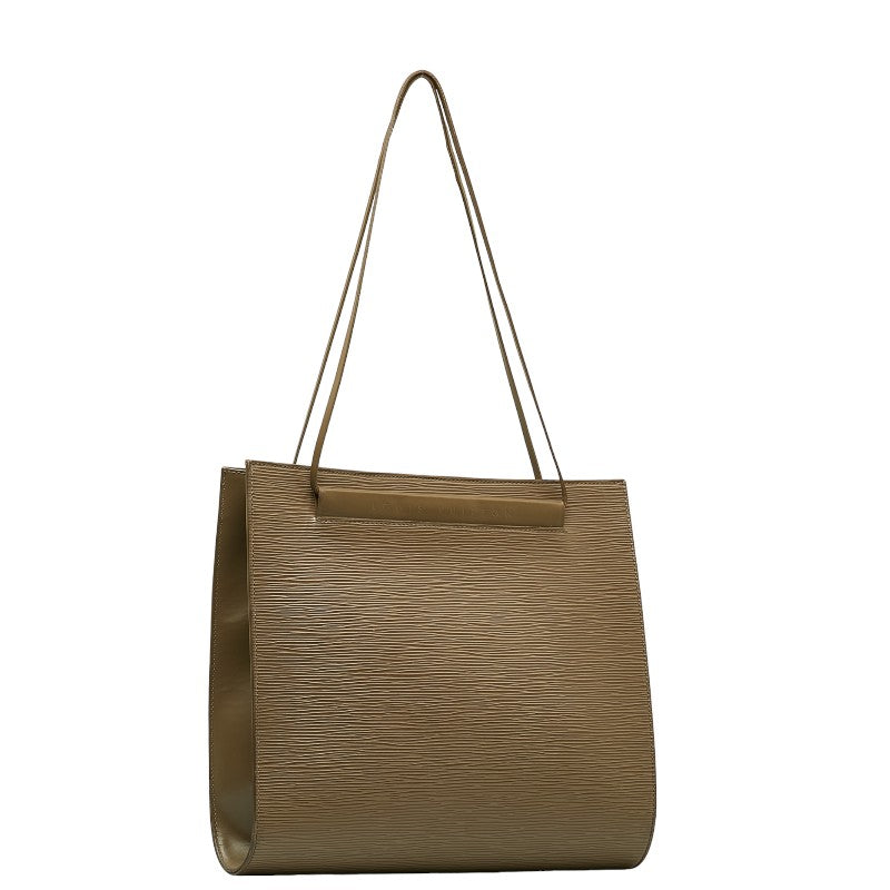 Louis Vuitton Epi Santrope Tote Bag M5246C Beige Leather