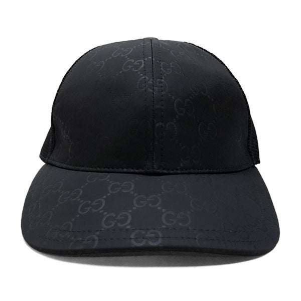 Gucci GG Guccissima Nylon Baseball Cap in Black