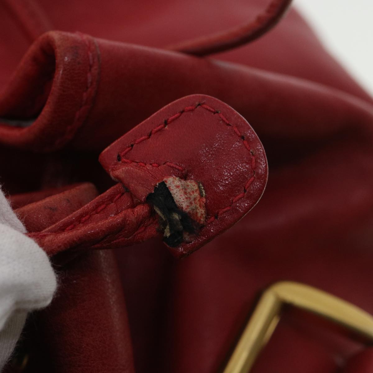 Gucci Backpack Leather Red 003580008  am4132