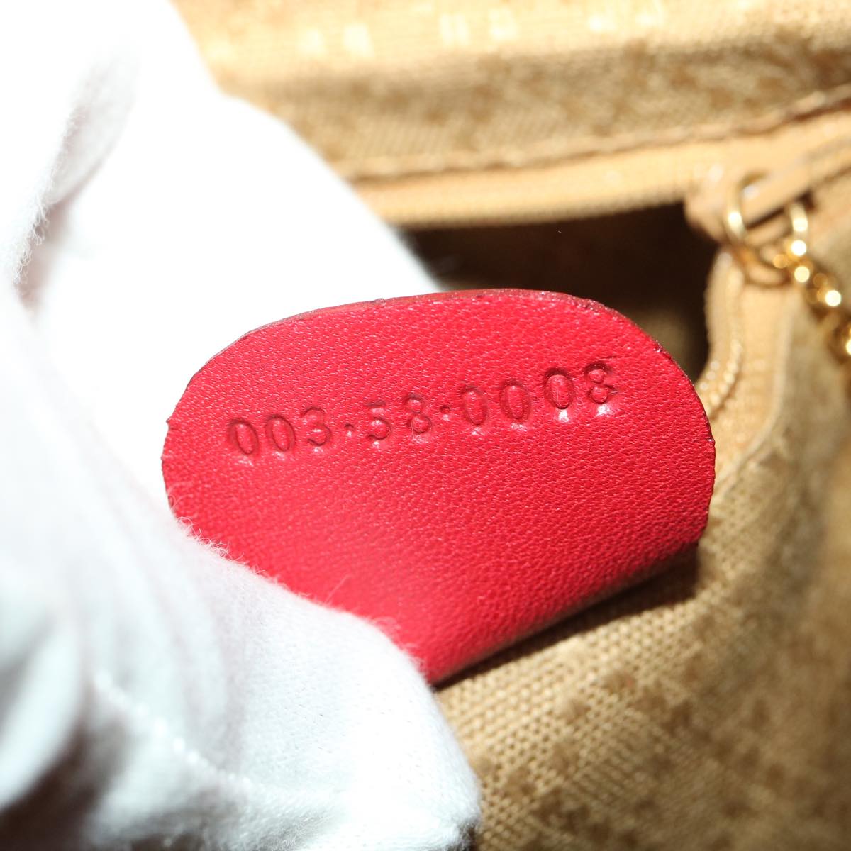 Gucci Backpack Leather Red 003580008  am4132
