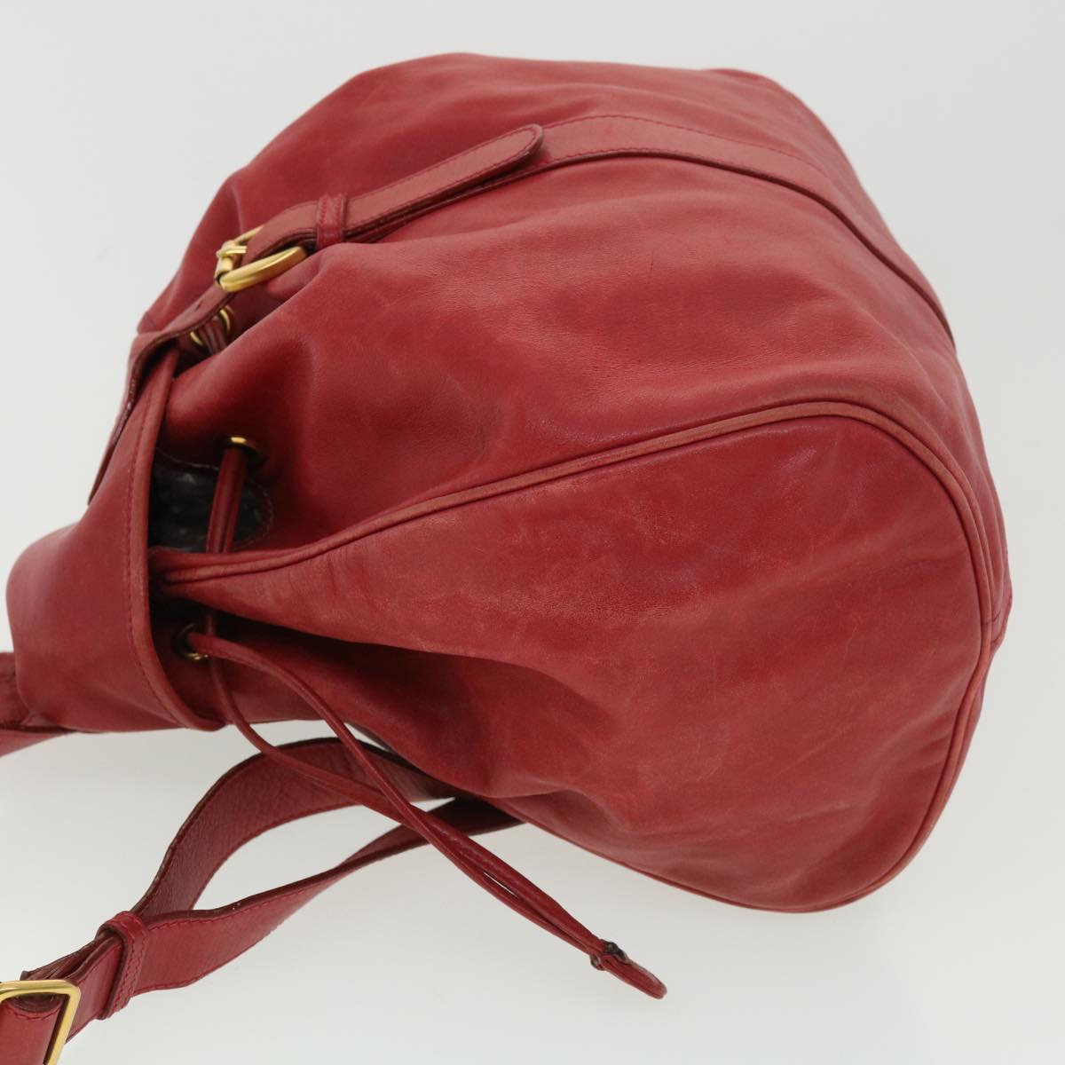 Gucci Backpack Leather Red 003580008  am4132