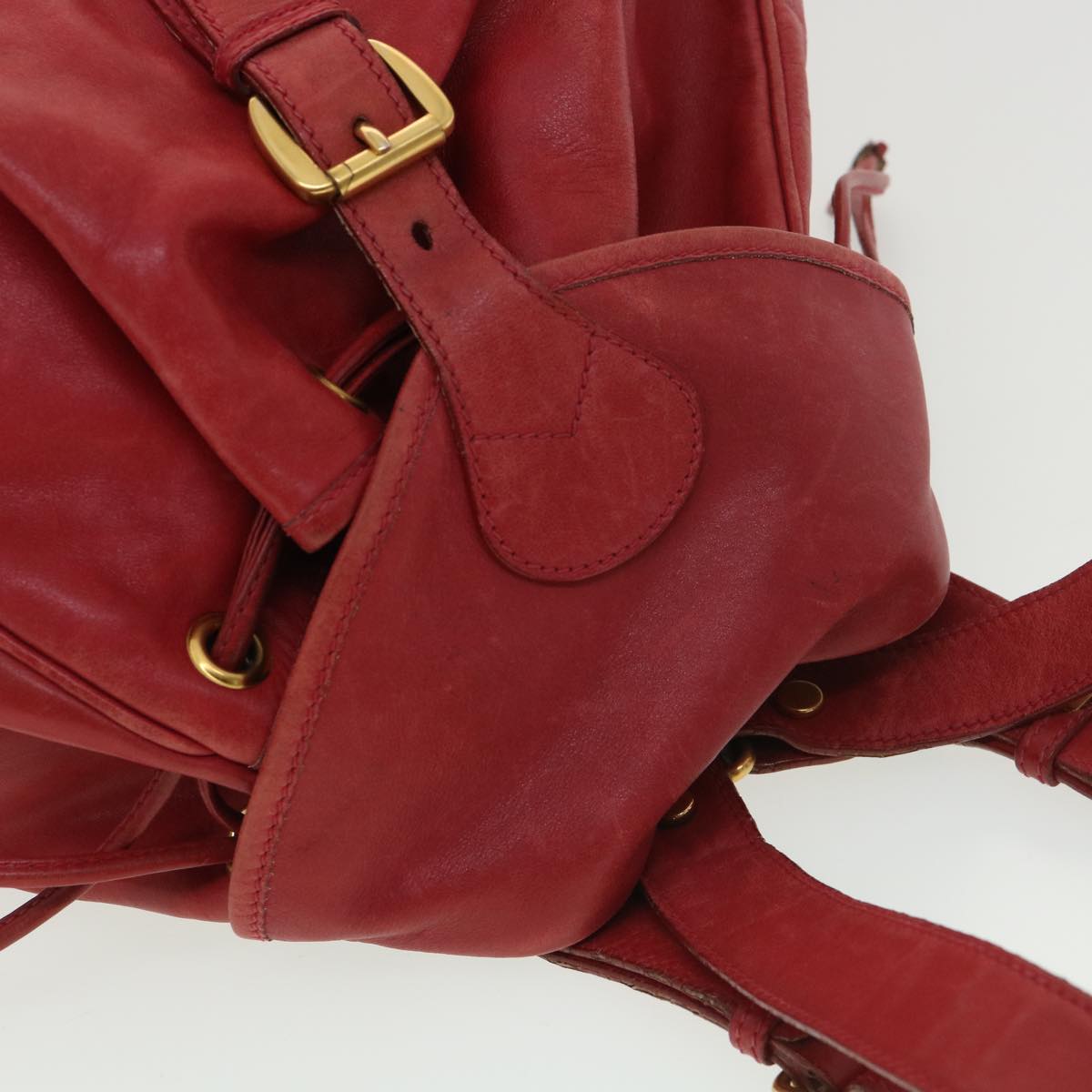 Gucci Backpack Leather Red 003580008  am4132