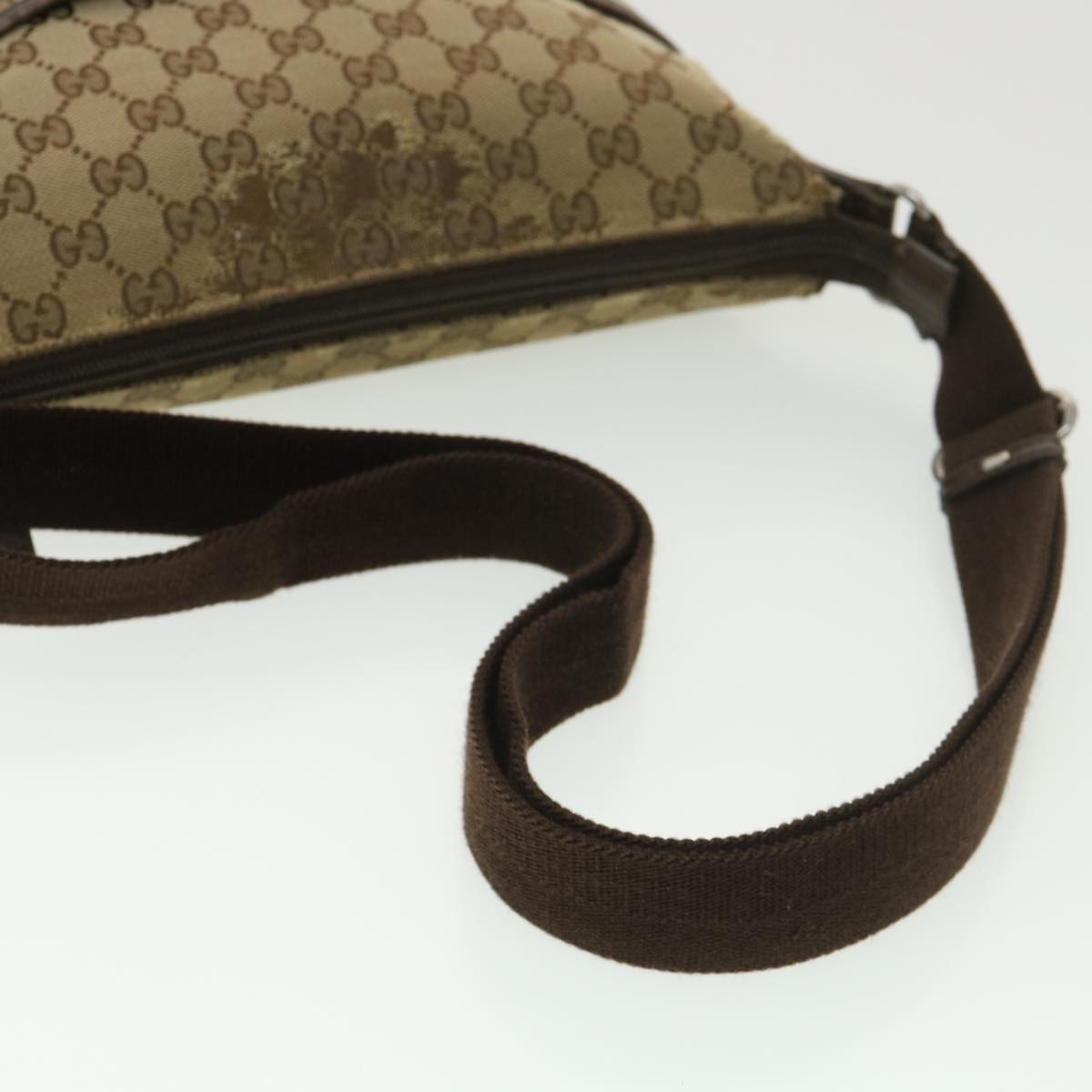 GUCCI GG Canvas Shoulder Bag Beige 145857  am4145