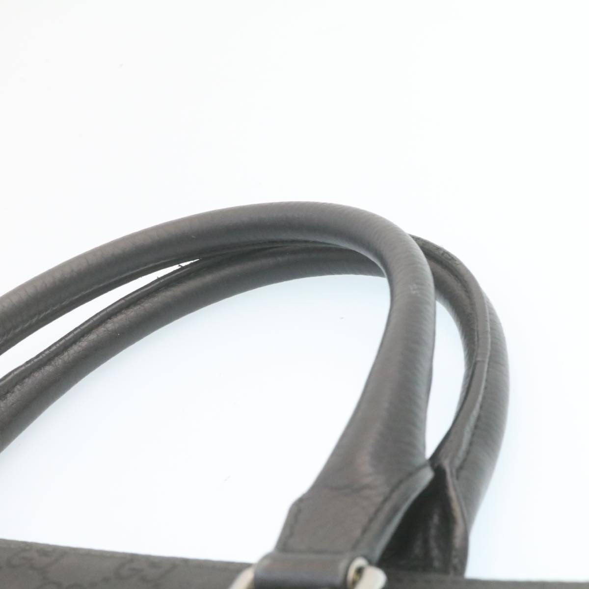 GUCCI GG Canvas Hand Bag Black  ar6477