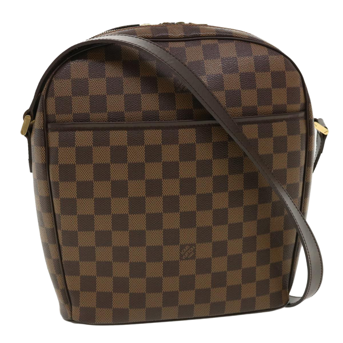 LOUIS VUITTON Damier Ebene Ipanema GM Shoulder Bag N51292 LV Auth ar8642