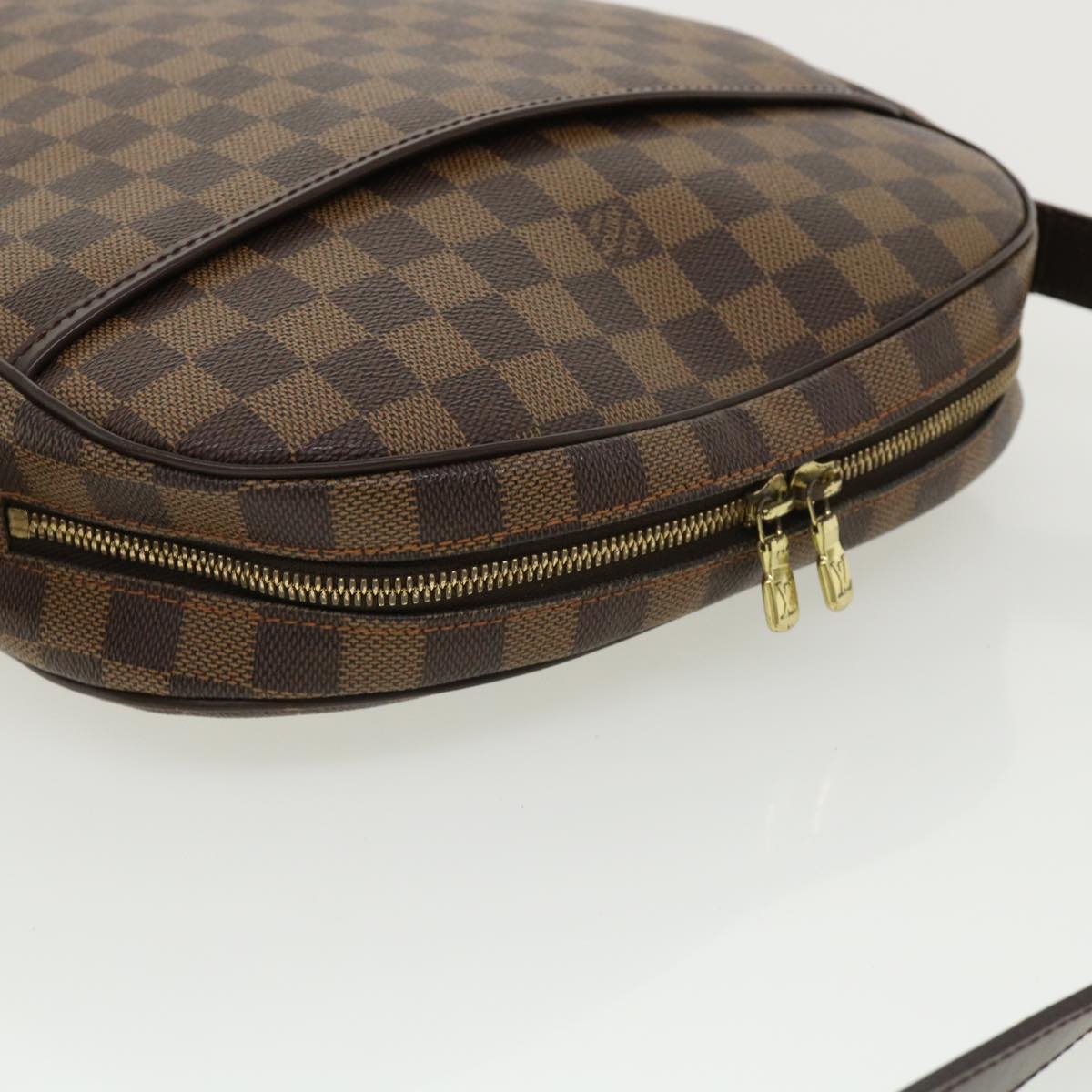 LOUIS VUITTON Damier Ebene Ipanema GM Shoulder Bag N51292 LV Auth ar8642