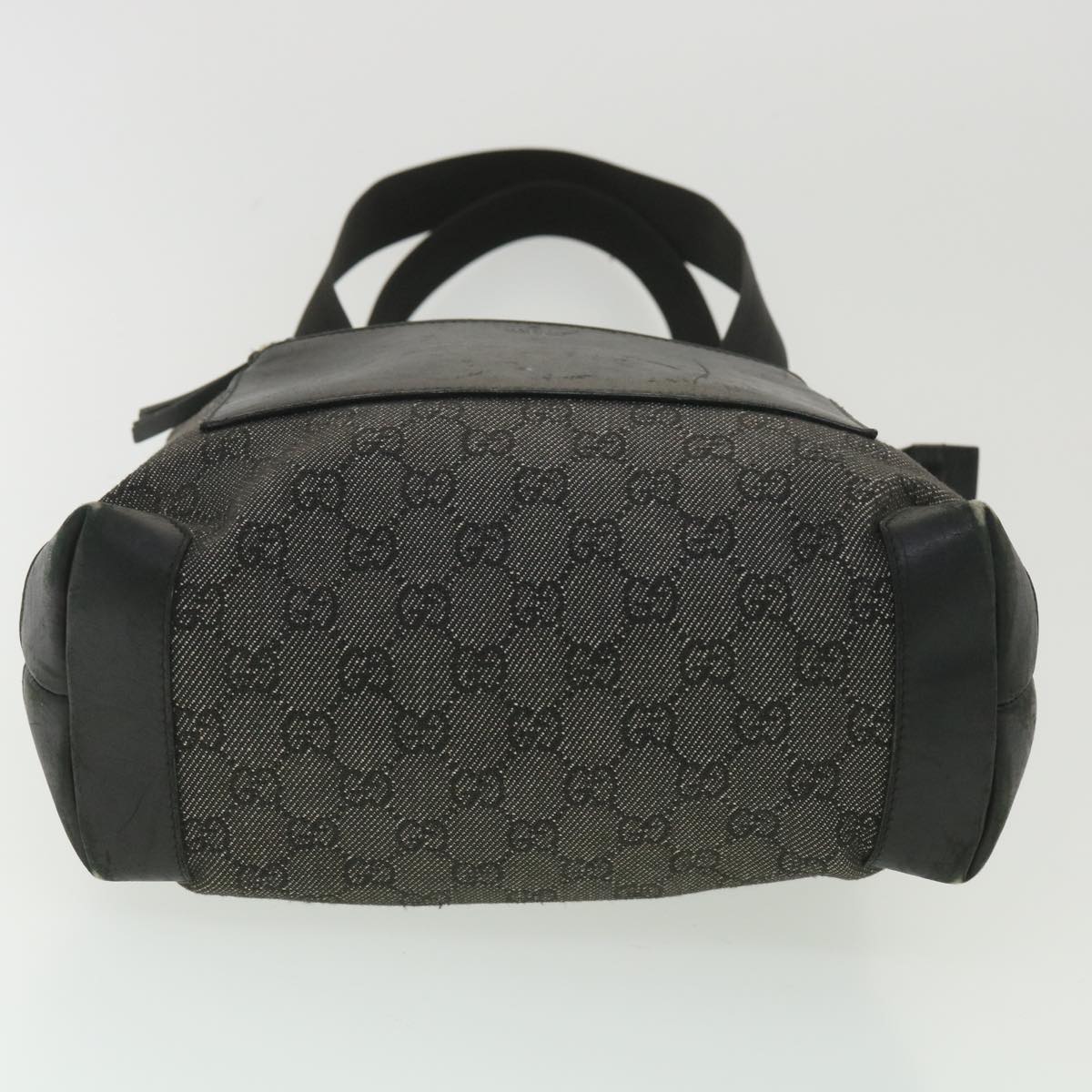 GUCCI GG Canvas Tote Bag Black 28893  ar8950