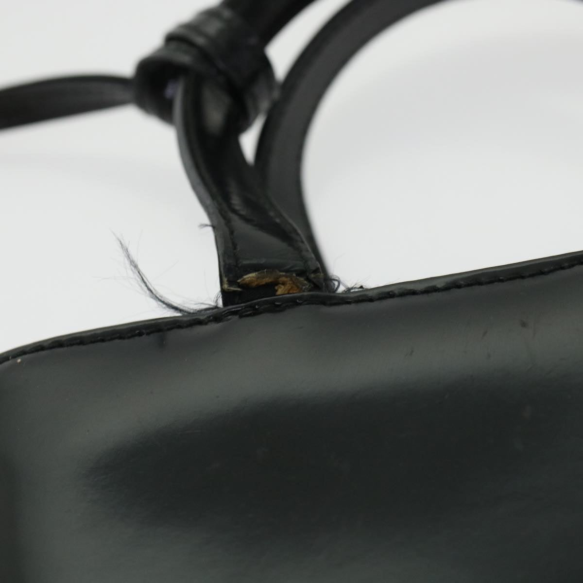 GUCCI Hand Bag Patent leather 2way Shoulder Bag Black 000-2113-0553  ar9686B