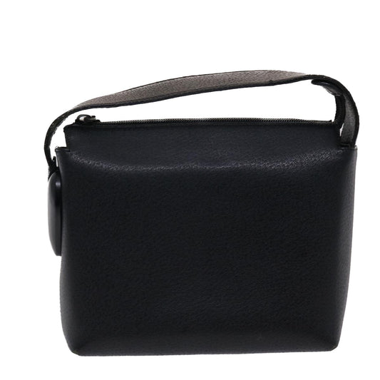 GUCCI Hand Bag Leather Black  ar9996