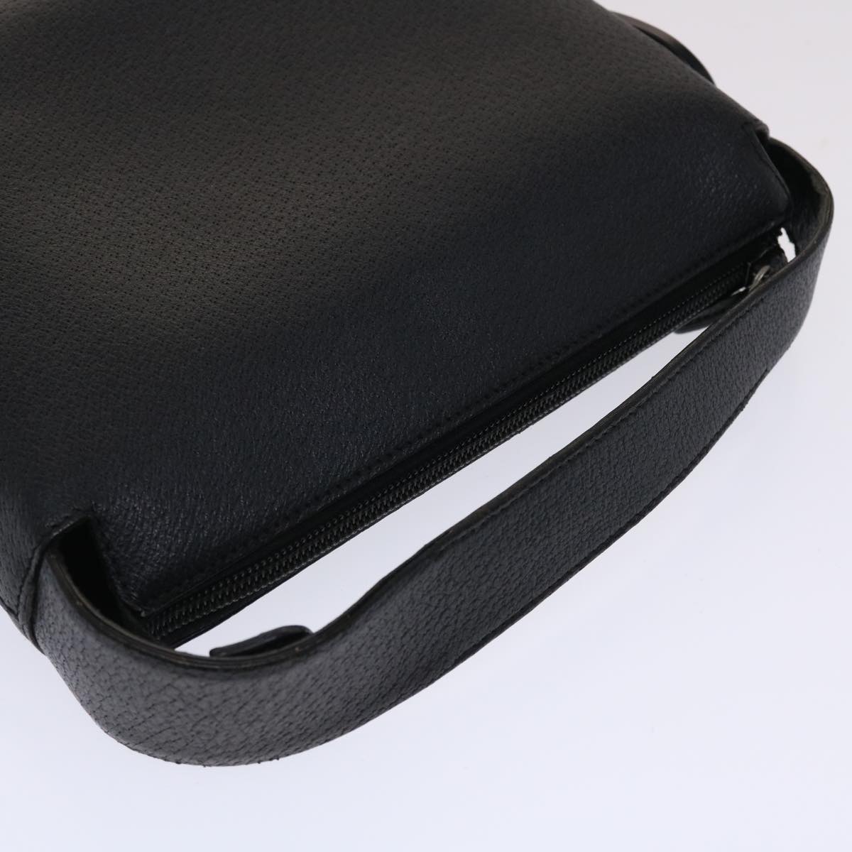GUCCI Hand Bag Leather Black  ar9996