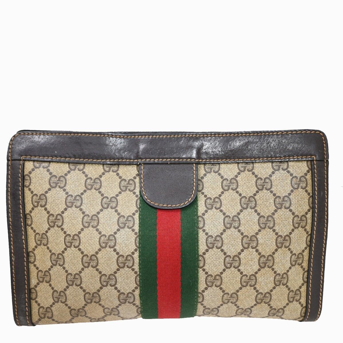 Gucci Parfums Gg Pattern Sherry Clutch