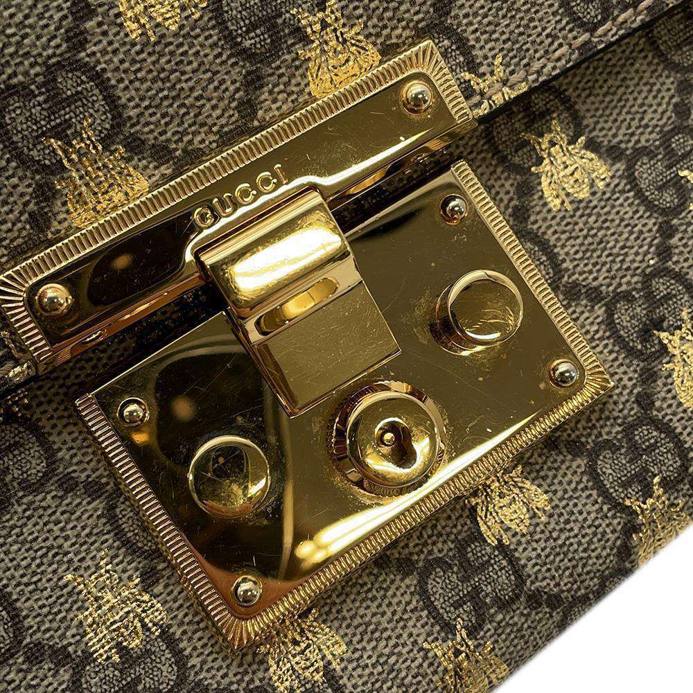 Gucci Gg Supreme Padlock Chainshoulder