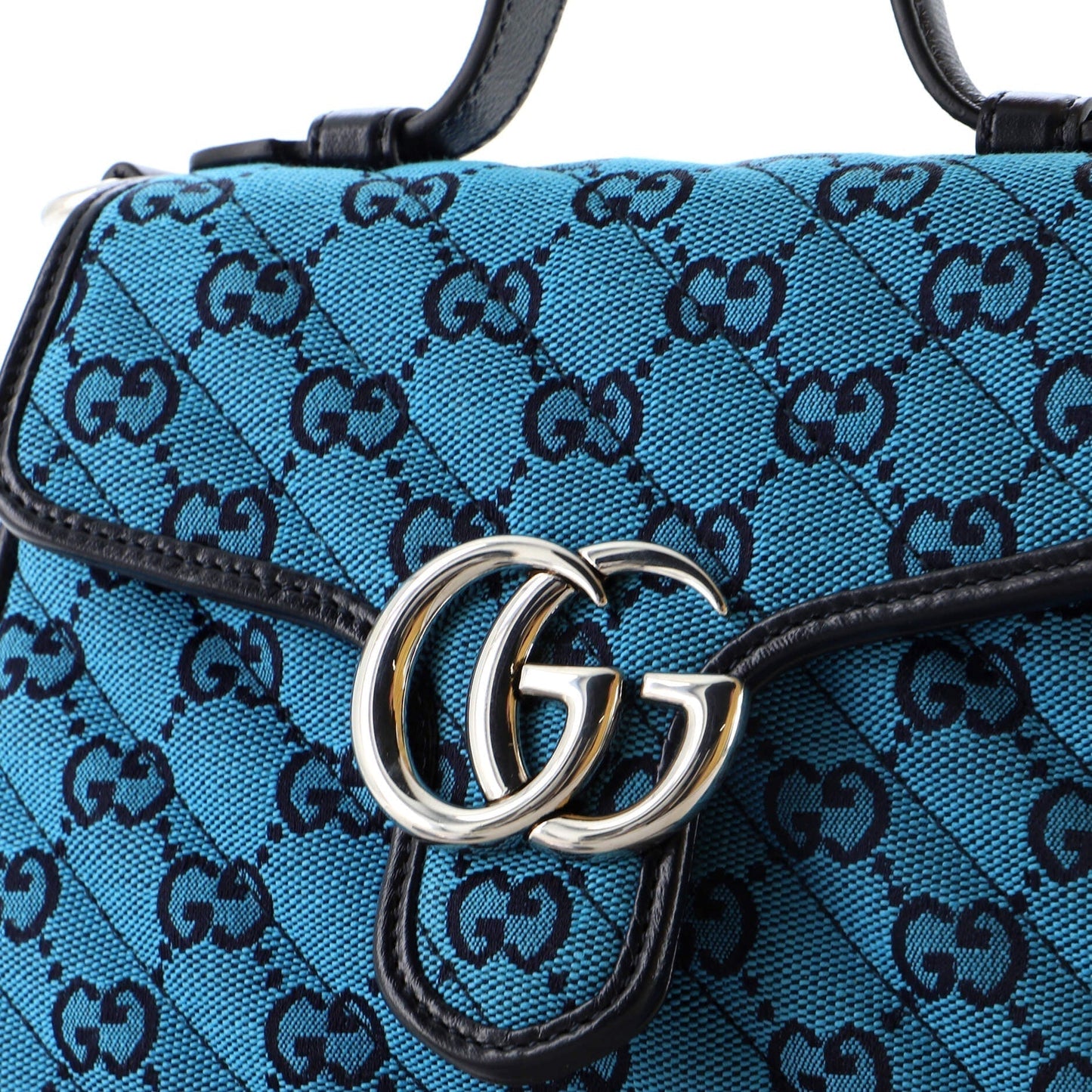 Gucci Gg Marmont Top Handle Flap Bag