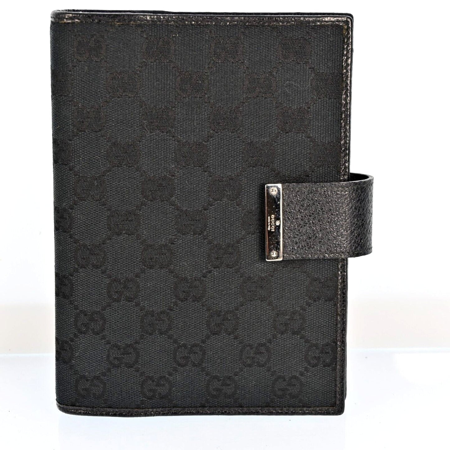 Gucci Gg Canvas Planner Cover Black