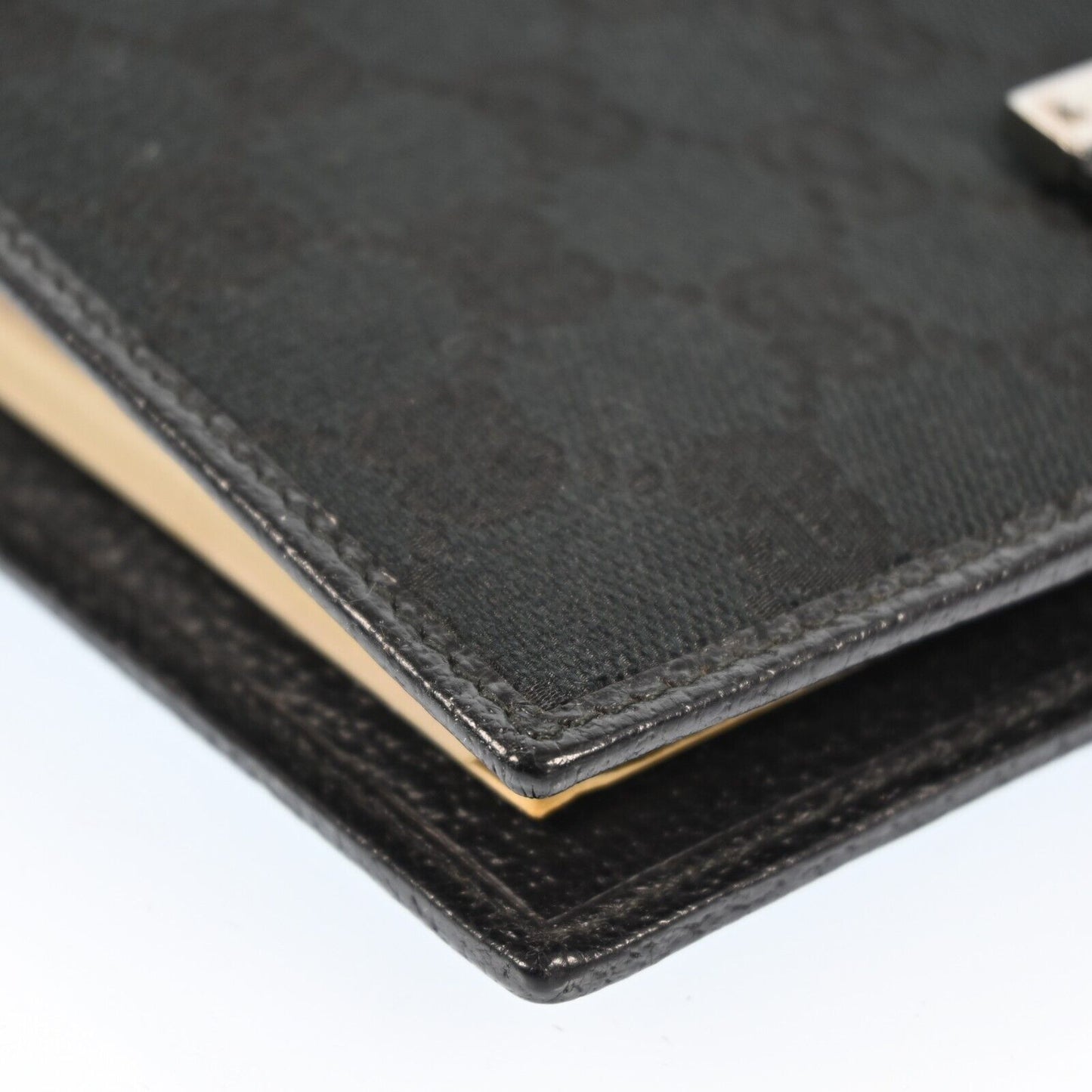 Gucci Gg Canvas Planner Cover Black