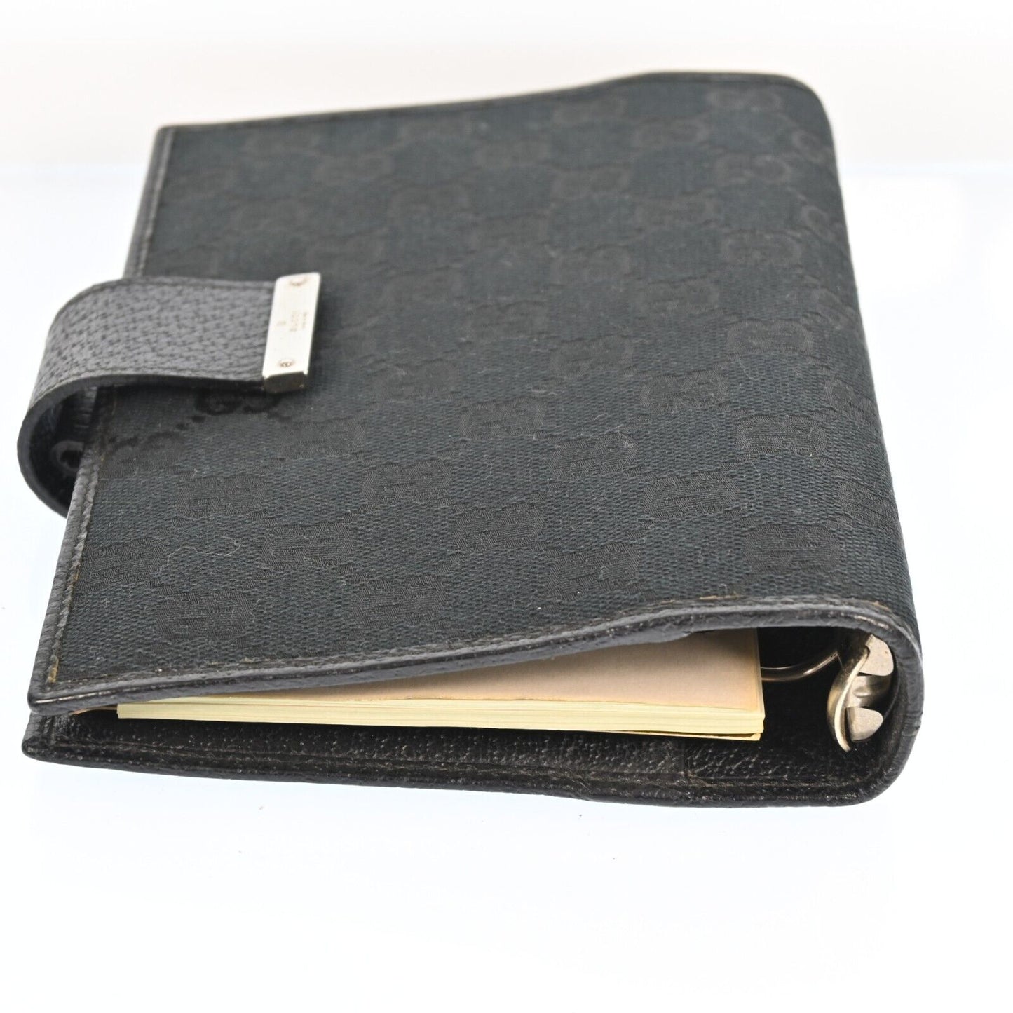 Gucci Gg Canvas Planner Cover Black