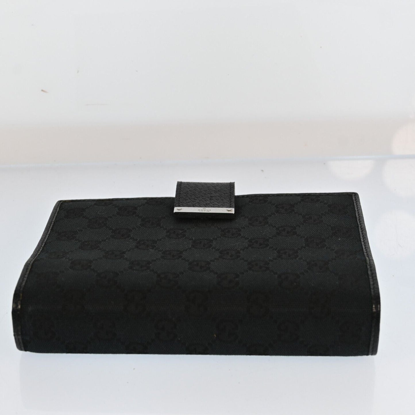 Gucci Gg Canvas Planner Cover Black
