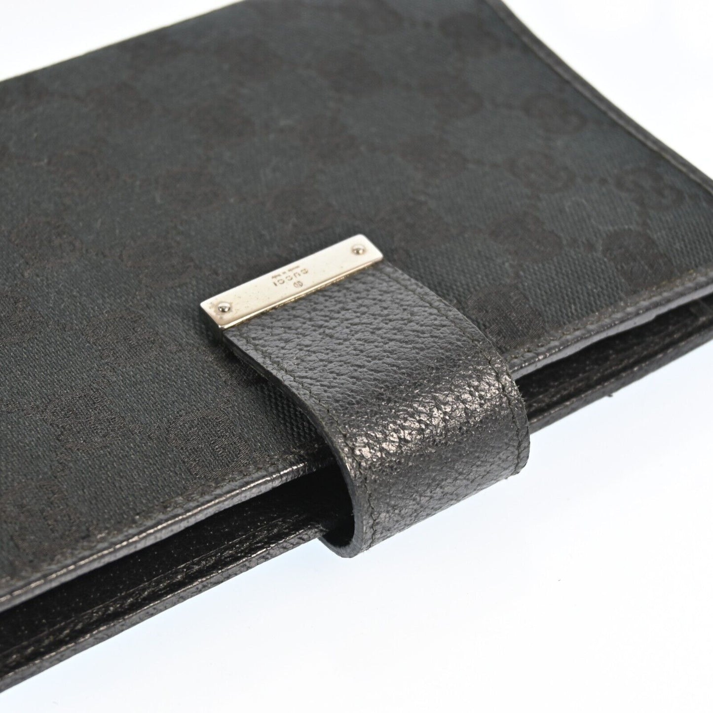 Gucci Gg Canvas Planner Cover Black