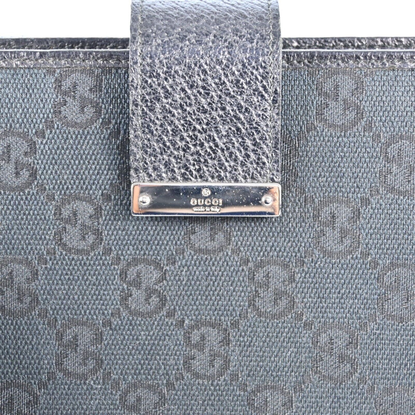 Gucci Gg Canvas Planner Cover Black