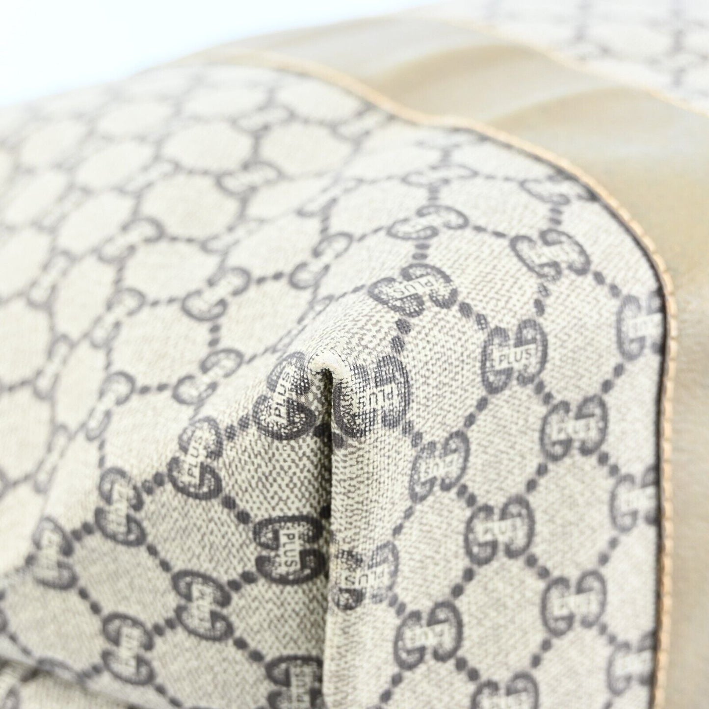 Gucci Plus Web Sherry Line Boston Bag