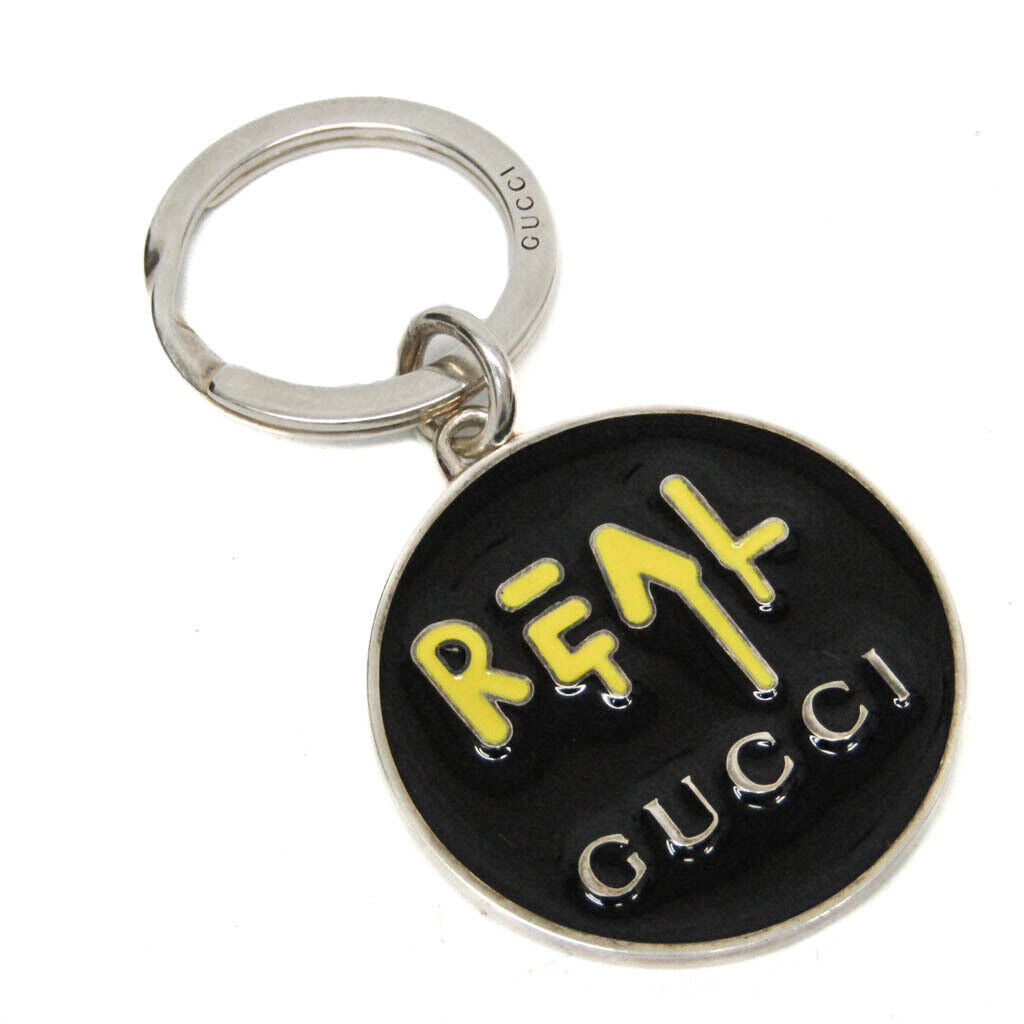 Gucci Real Logo Ghost Keyring (Black