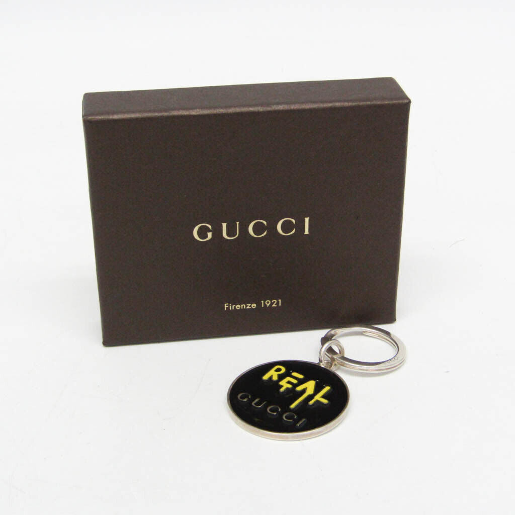 Gucci Real Logo Ghost Keyring (Black