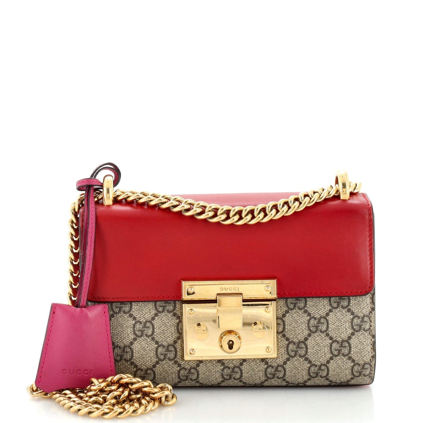 Gucci Padlock Shoulder Bag Gg Coated