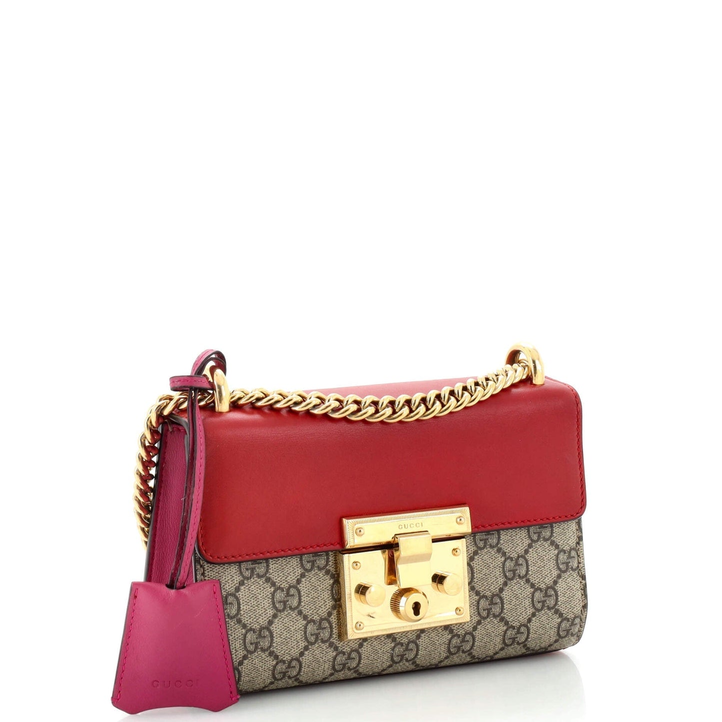 Gucci Padlock Shoulder Bag Gg Coated