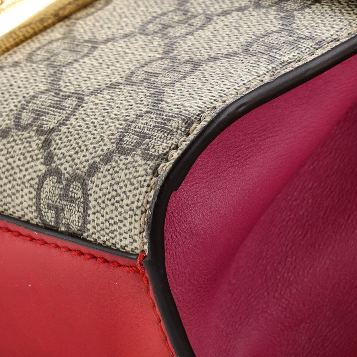 Gucci Padlock Shoulder Bag Gg Coated