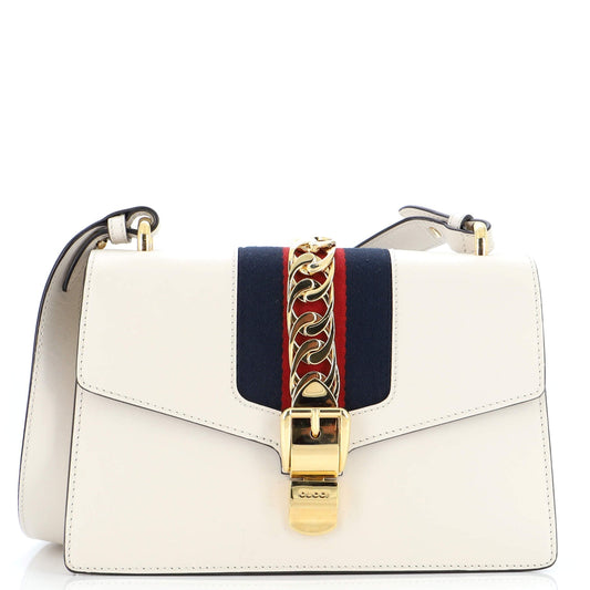 Gucci Sylvie Shoulder Bag Leather Small