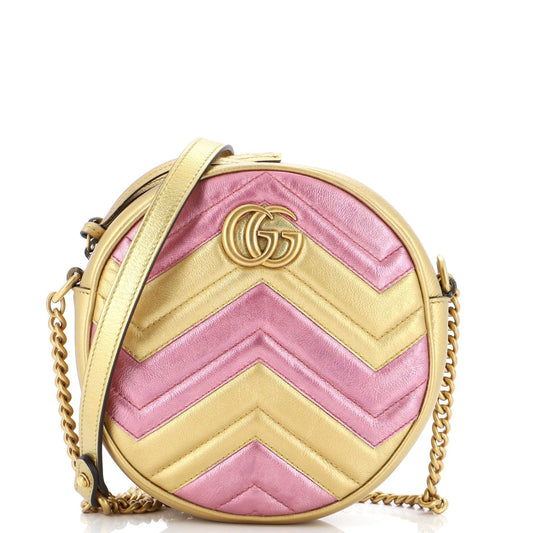 Gucci Gg Marmont Round Shoulder Bag