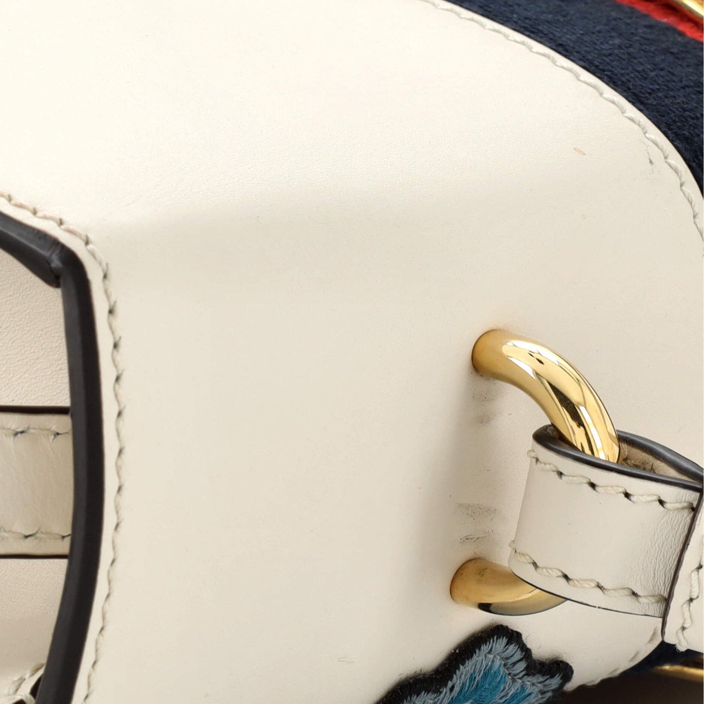 Gucci Sylvie Top Handle Bag Embroidered