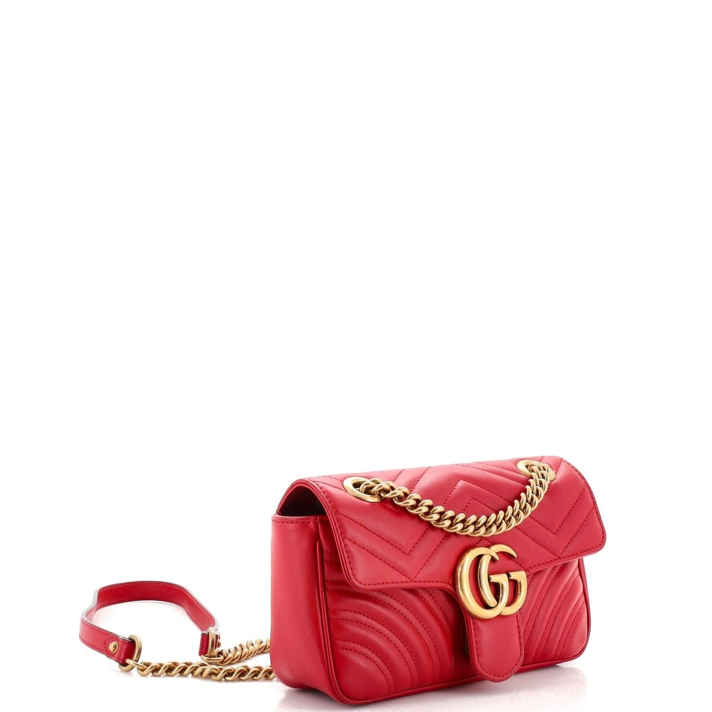 Gucci Gg Marmont Flap Bag Matelasse