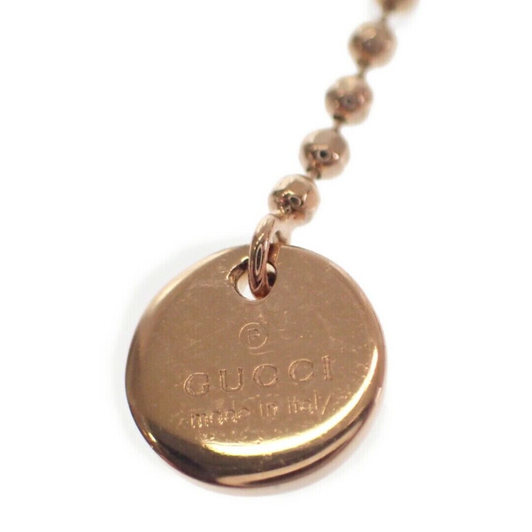 Gucci Necklace Diamond Logo Plates