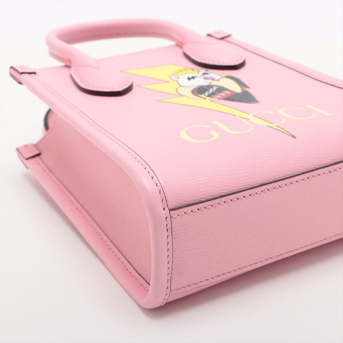 Gucci Leather 2 Way Handbag Pink Bananya